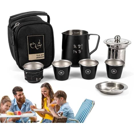 Ensemble de tasses à thé avec théière, service à thé chinois