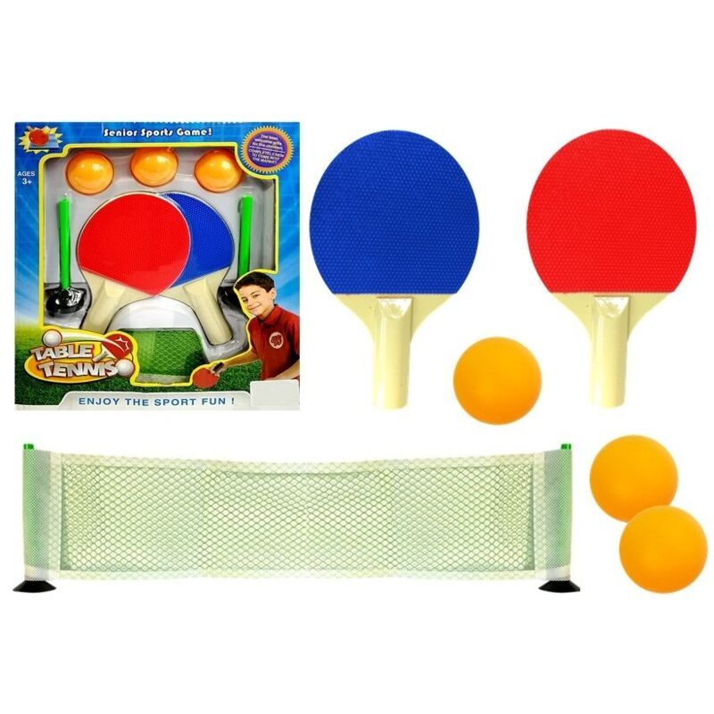 Ensemble de tennis de table avec filet et balles