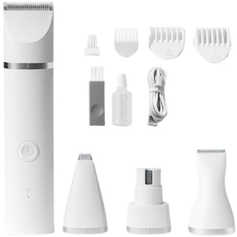 Ensemble de toilettage pour animaux, tondeuse à griffes silencieuse, rechargeable