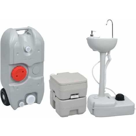 Ensemble de toilette support de lavage des mains réservoir eau   - N/A