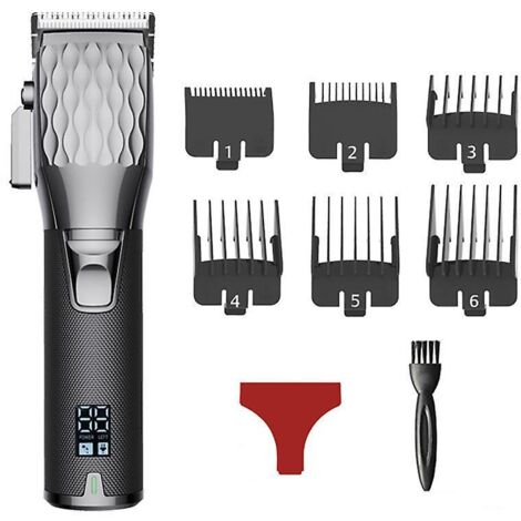 ensemble De Tondeuse  Cheveux Professionnelle Pour Homme, Kit De Tondeuse Cheveux Et Tondeuse  Barbe Sans Fil, Tondeuse  Cheveux Avec 5 Niveaux, E