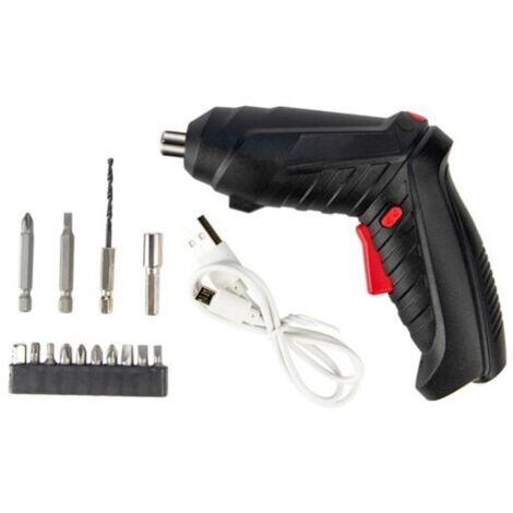 Ensemble de tournevis électrique rechargeable et accessoires
