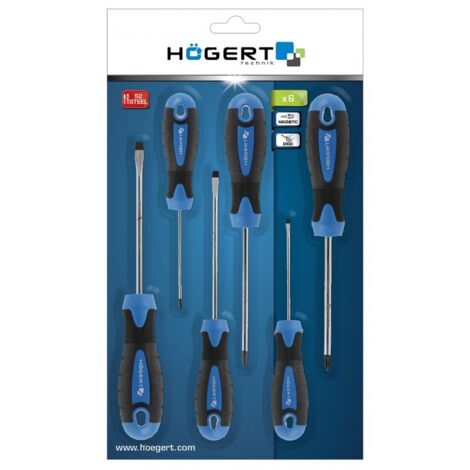 Ensemble de tournevis Hogert HT1S095 6 unités