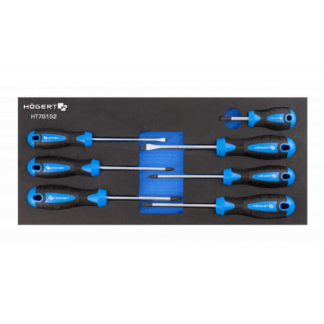 Ensemble de tournevis Hogert HT7G152 7 unités