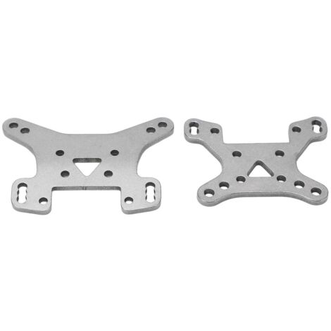 Ensemble de tours de choc avant/arrière en alliage d'aluminium réglable pour WLtoys 144001 144002 144010 - Pièces de rechange RC 1/14