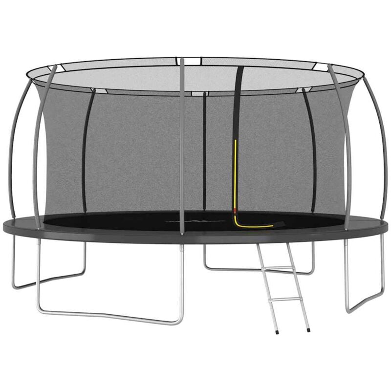 Ensemble de trampoline rond 460x80 cm 150 kg Vidaxl