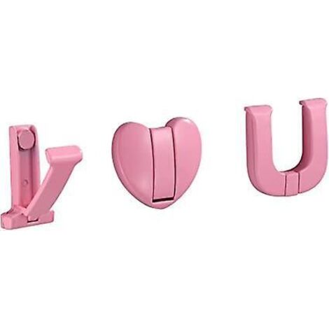ensemble De Trois Pices De Patre Murale Pliante Cache (rose), Patre Murale Pour Enfant, Patre Pour Charpe, Porte-monnaie, Cl, Chapeau, Sac, Forme