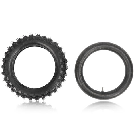 Ensemble de tubes intérieurs de 2,50 x 10 pouces avec une tige de soupape droite TR13 pour 50cc 70cc 90cc 110cc mini vélo de pit dirt.