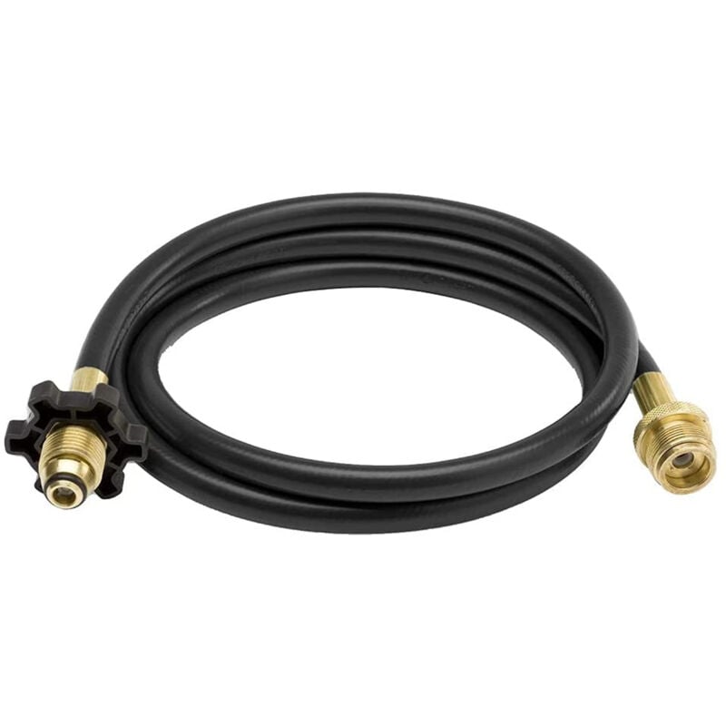Lifcausal - Ensemble de tuyau de propane de 5 pieds reliant les appareils pour bouteille de 1 lb à des réservoirs de 5 à 20 lb