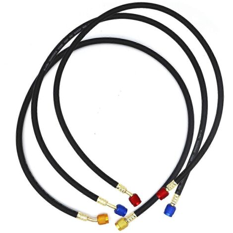 Ensemble de tuyaux de charge SAE 1/4 pouce R410A pour R410A, R22 et R134A