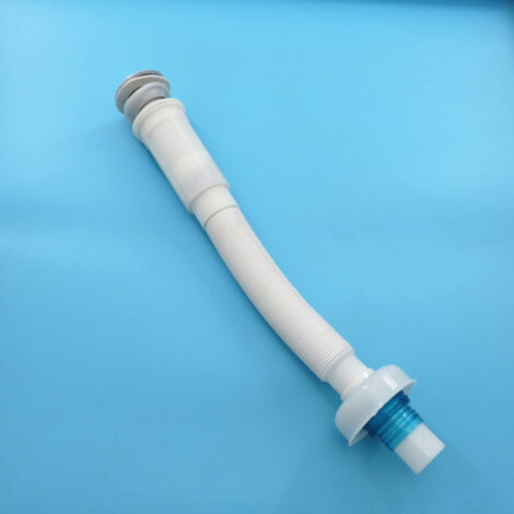 Ensemble de vidange intégré blanc, ensemble de vidange complet, tuyau de vidange, ensemble de vidange pour lavabo, bonde de lavabo