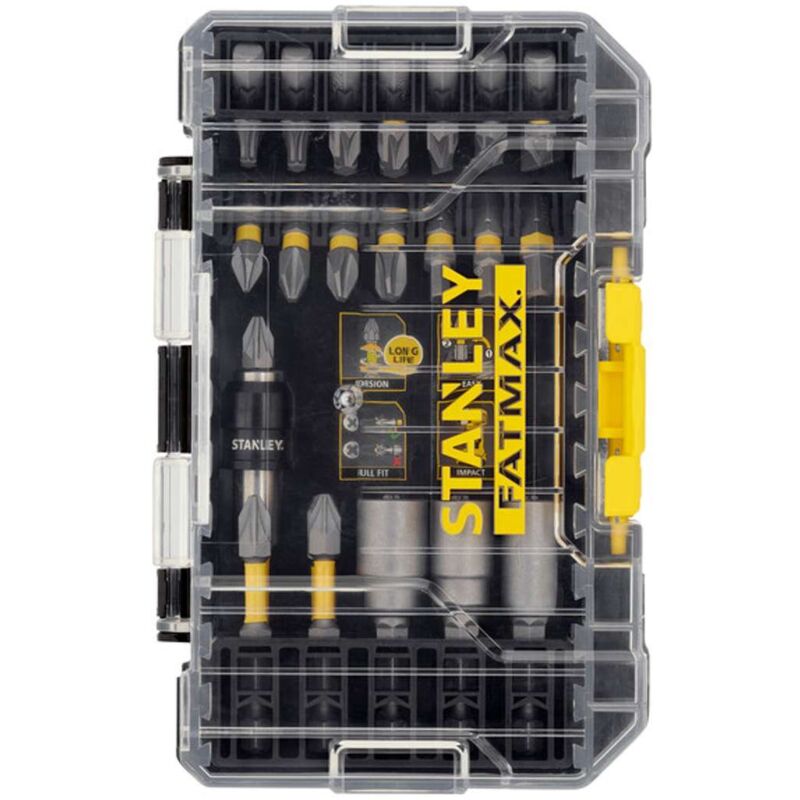 Coffret d'embouts de vissage Stanley STA88557 XJ 32 pièces Acier Impact Torsion - vue 2