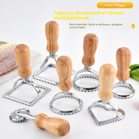 Ensemble d'emporte-pièces en alliage de zinc, formes créatives, pression facile, adapté à la pâtisserie maison et aux biscuits faits maison, durable et raffiné.