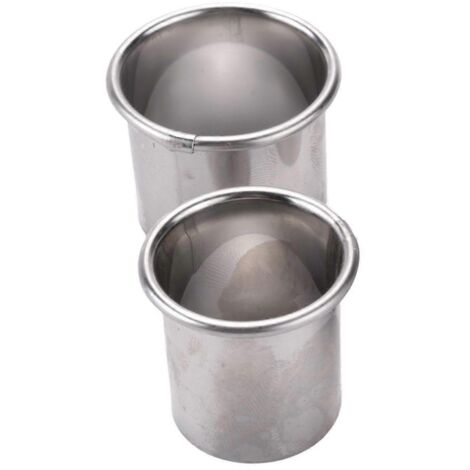 Ensemble d'emporte-pièces pour biscuits, cercles à pâtisserie ronds en acier inoxydable, 12 pièces, avec boîte ronde pour beignets.