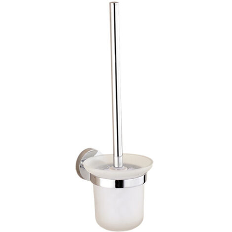 Ensemble d'entretien des toilettes, verre de tasse de toilette de salle de bain chromé - RWBrosse WC