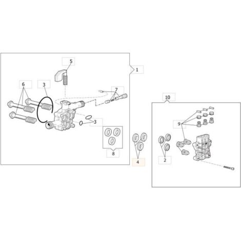 ENSEMBLE D'ENTRETOISES EMAK ORIGINAL CH50270067