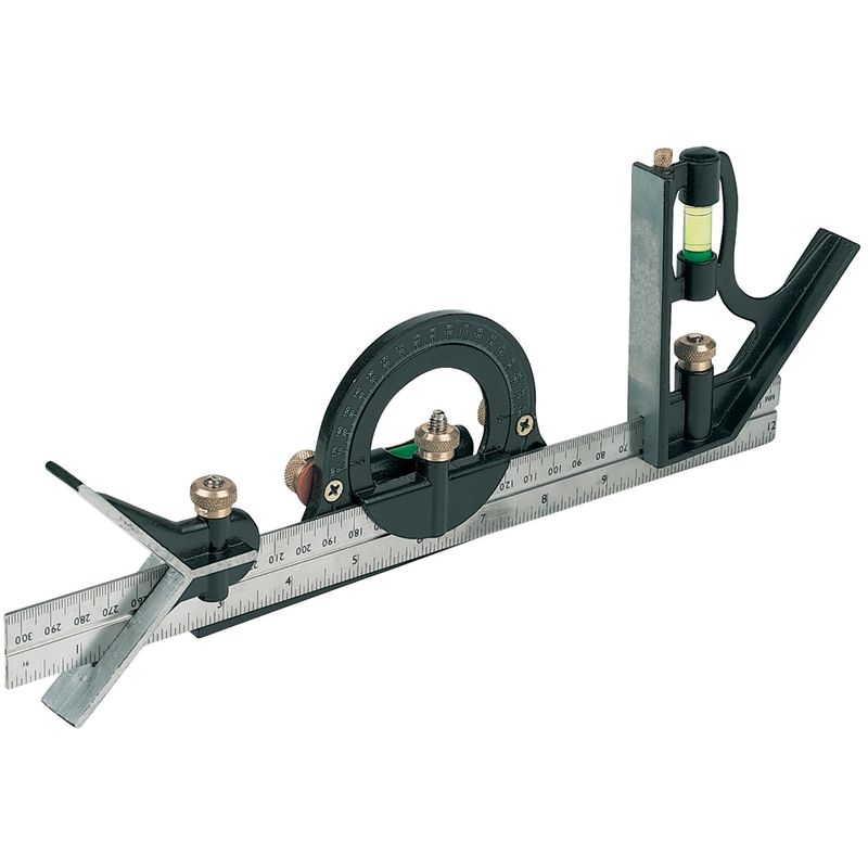 Silverline - ensemble d'équerre combinée 300 mm 991857