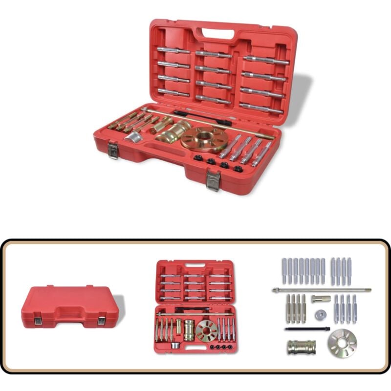 Vidaxl - Ensemble d'extracteur de moyeu de roue 30 pcs - Outillage Automobile - Outillage Garage - Extracteur De Moyeu De Roue - Kit Extraction Moyeu