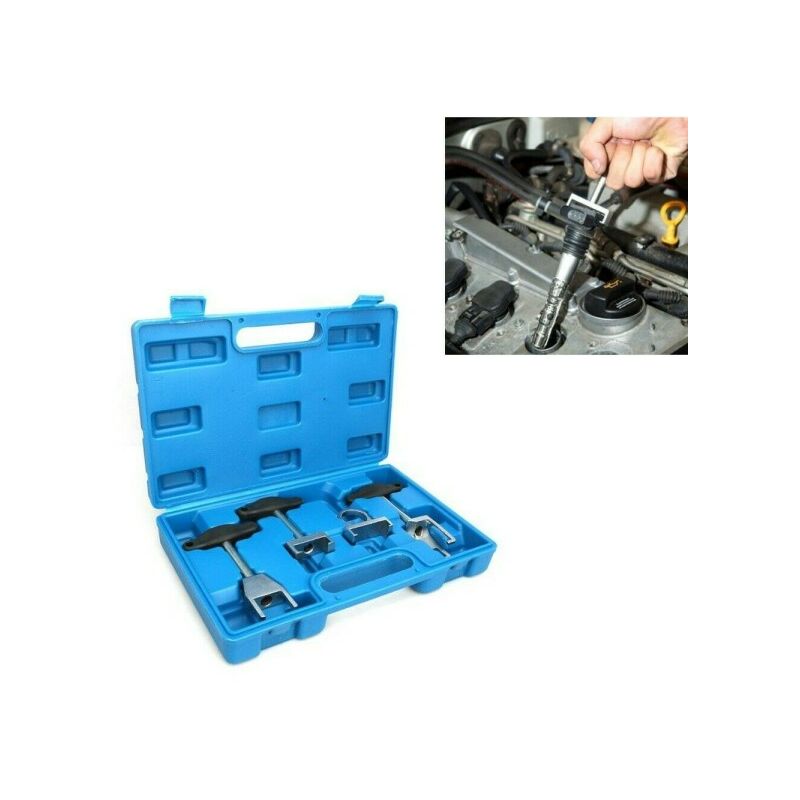 Trade Shop Traesio - Set 4 Pcs Ignition Coil Remover Vag Vw Audi Art. 00070