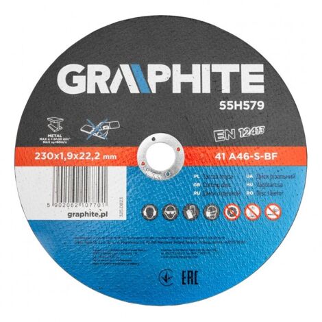 Ensemble disques de découpe graphite 230 x 1,9 x 22,2 mm