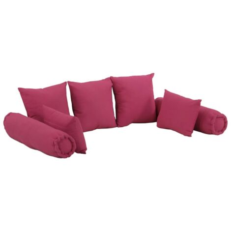 vidaXL Coussin de Canapé Palette Tissu Patchwork Rembourrage Sofa Multicolore