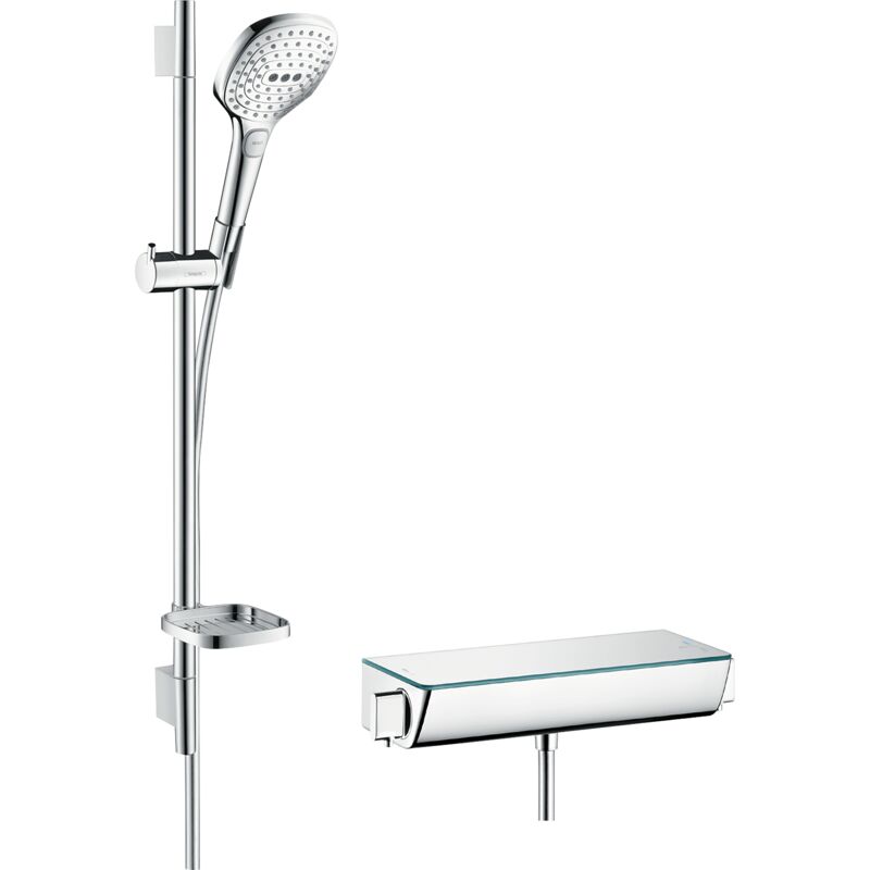 Ecostat Select 27038000 e 120 Combi, chromé , dn 15, barre 65cm, thermostat - Hansgrohe