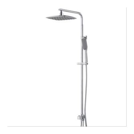 Ensemble douche Quad laiton chromé complet avec tête de douche et douchette
