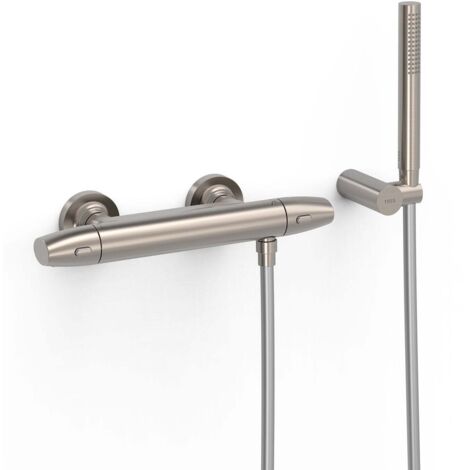 Ensemble douche thermostatique Acier - TRES 19016439AC