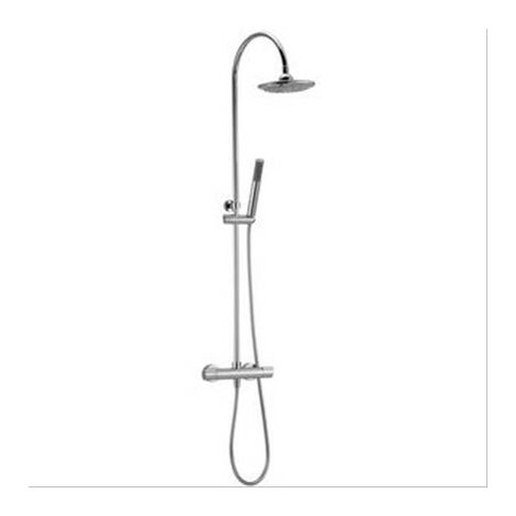 Ensemble douche thermostatique Liwa chromé avec douchette