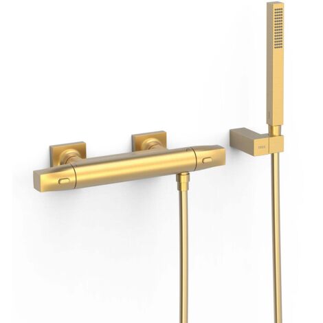 Ensemble douche thermostatique Or Mat 24K - TRES 19016459OM