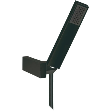 Ensemble douchette à main en ABS noir mat et flexible 1,55 m - 4749PRNM