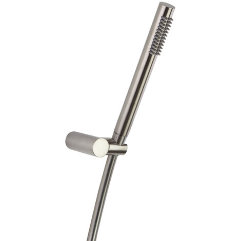 Ensemble douchette à main Nickel brossé ABS avec flexible et support - 3749DNC