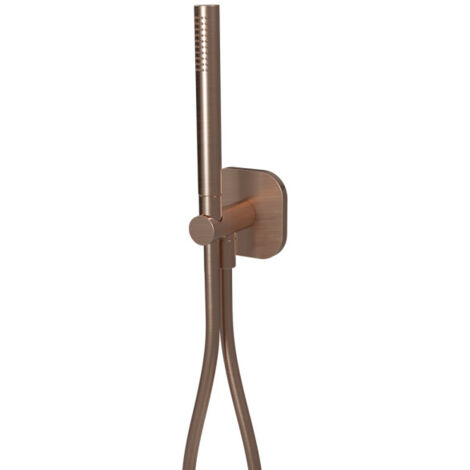 Ensemble douchette avec flexible 150 cm Or Rose Brossé FOIL - CRISTINA ONDYNA PD65434P