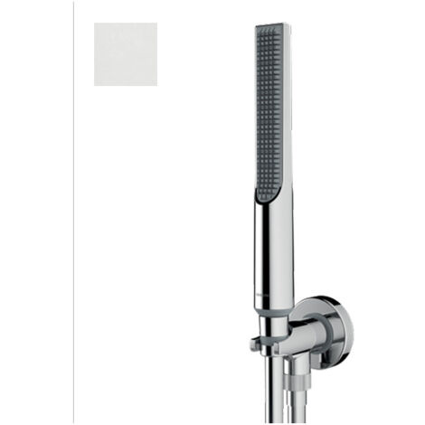 Ensemble douchette et prise d'eau blanc mat Apice - Bossini CE3004C045