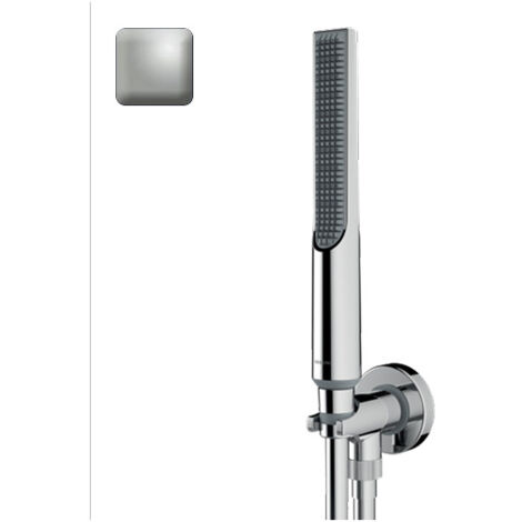 Ensemble douchette et prise d'eau nickel satiné Apice - Bossini CE3004C094