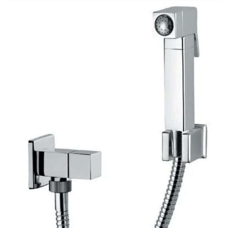 Kit de toilette en laiton avec robinet d'ouverture/fermeture