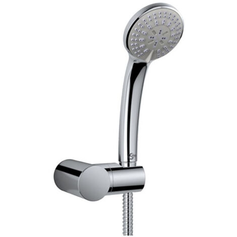 Ensemble douchette IDEALRAIN S douchette fonctionnelle d : 80 mm S3, 3 modes de jets : pluie, averse, ma chrome IDEAL STANDARD