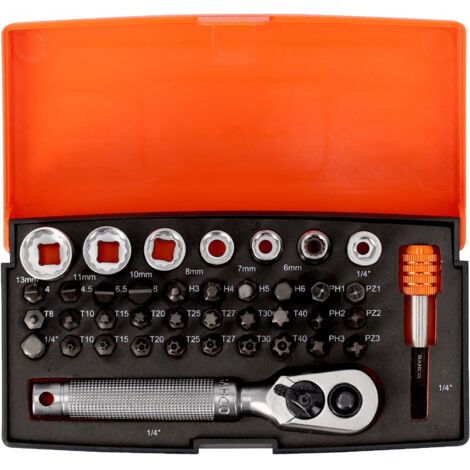 Ensemble d'outils Bahco S39MH 1/4'' 39 unités