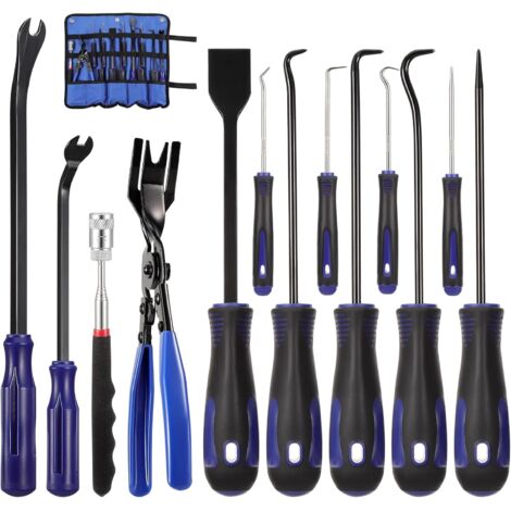Ensemble d'outils de 13 pièces- outil de retrait de joint d'huile- outil de réparation automobile- outil d'entretien mécanique- pour le montage et le démontage de pièces.
