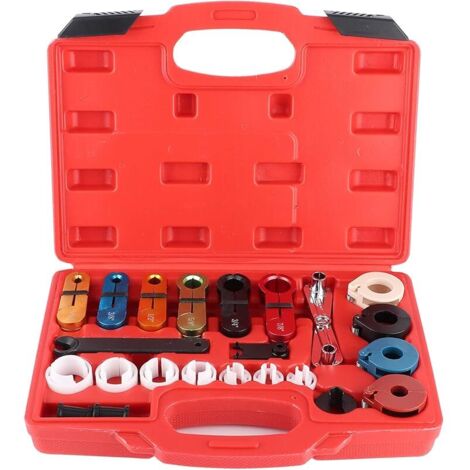 Ensemble d'outils de déconnexion de conduite de transmission de carburant A/C Kit de déconnexion rapide universel en alliage d'aluminium de haute qualité pour le retrait et la