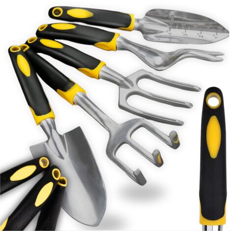 Ensemble d'outils de jardin : pelle, râteau, griffes, Fête des Pères, GoGarden
