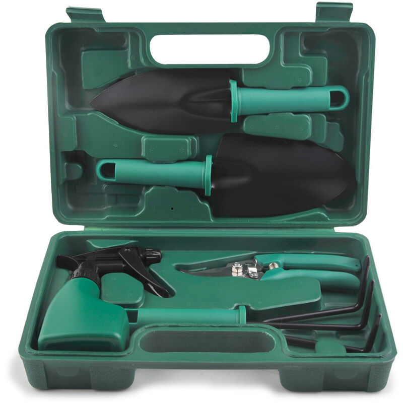 Hyy Ar - Outils de jardin ensemble de 5 pièces outils de jardinage en pot combinaison arrangement de fleurs élagage bonsaï fleur ciseaux outil