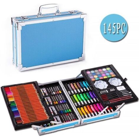 Ensemble d\'outils de peinture professionnels de 145 pièces avec organiseur portable