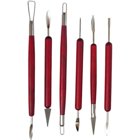 10pcs Outils De Sculpture à La Cire à Double Extrémité En Acier Inoxydable Pour Sculpter Cire Argile Et Sculpture 98818418