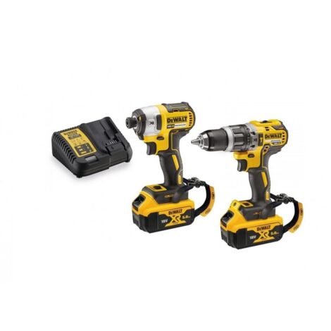 Ensemble d'outils DeWalt DCK266P2LR-QW (DCD796 + DCF887) 18 V 2x5 0 Ah accu.