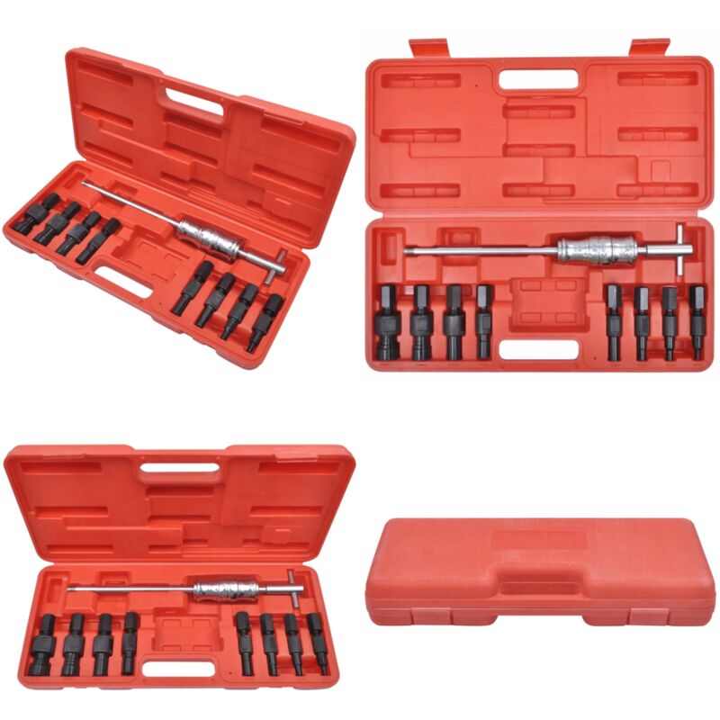 Vidaxl - Ensemble d'outils d'extraction de palier à trou borgne 9 pcs - Outil Mécanique - Extracteur De Palier - Outil De Garage - Entretien
