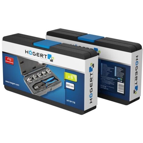 Ensemble d'outils Hogert HT1P176 6 unités