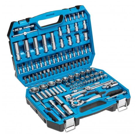 Ensemble d'outils Hogert HT1R432 1/4'' 1/2'' 112 unités