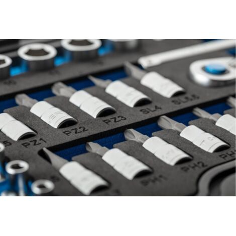 Ensemble d'outils Hogert HT1R464 1/4'' 34 unités