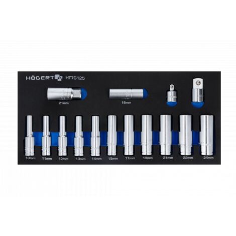 Ensemble d'outils Hogert HT7G125 15 unités